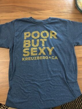 Poor But Sexy Kreuzberg CA Graphic Tee - Blue